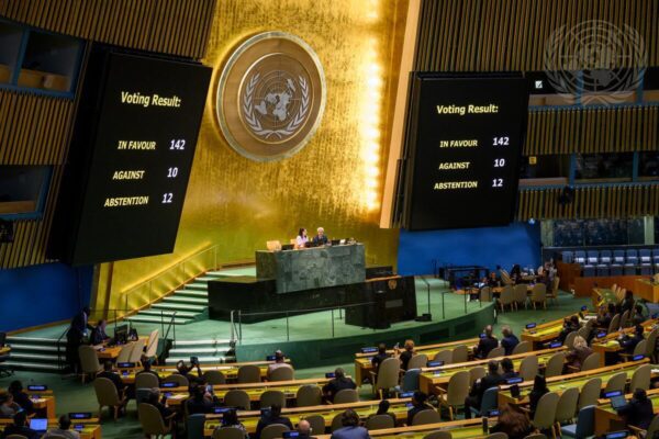 La ONU respalda la Declaración de Nueva York y la solución de dos Estados entre Israel y Palestina