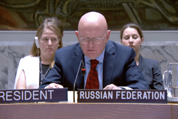 Rusia alerta sobre riesgo de intervención militar de EE.UU. en Venezuela en el Consejo de Seguridad de la ONU